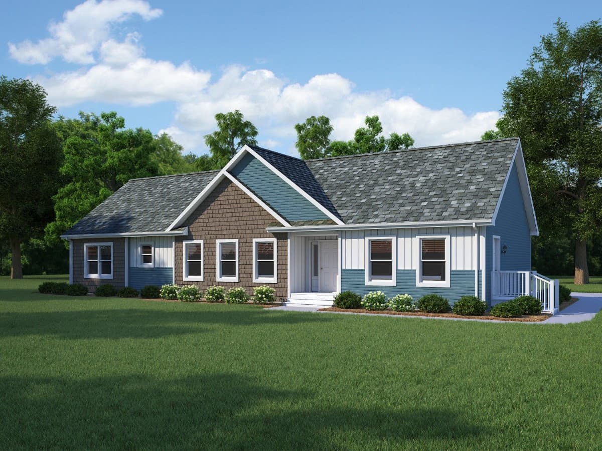 Le fantastique ranch 2p2604-r hero, elevation, and exterior home features