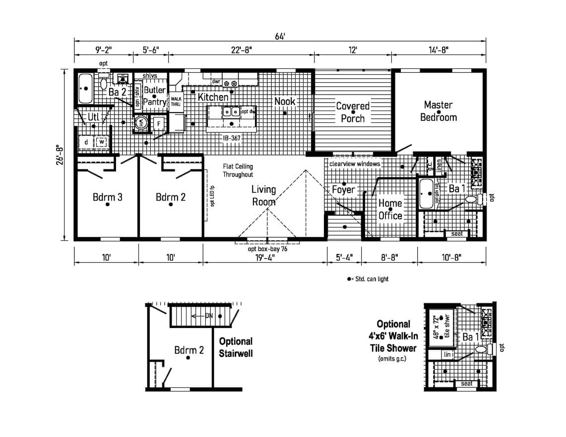 Regulus floor plan home features