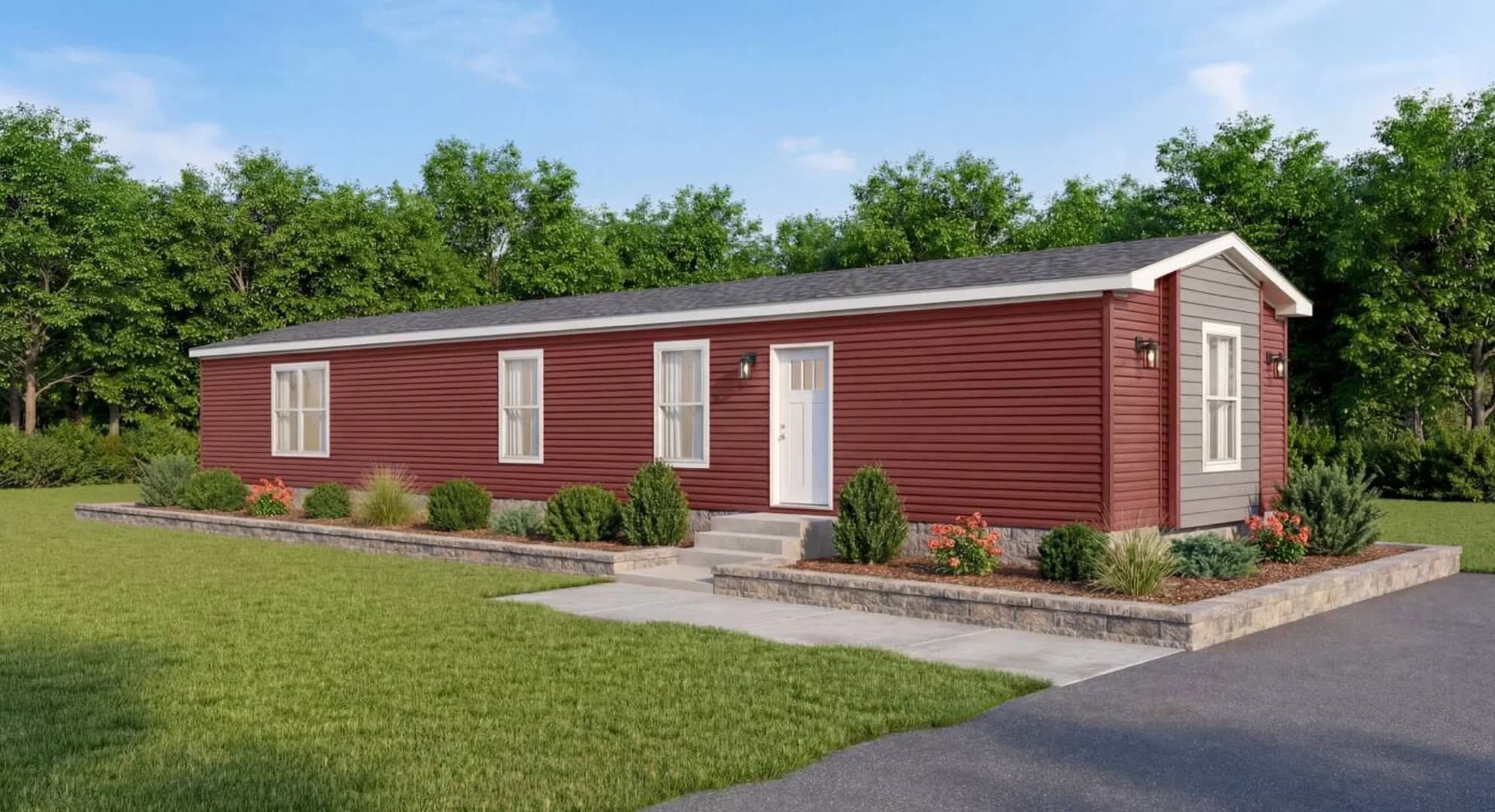 Triton hero, elevation, and exterior home features