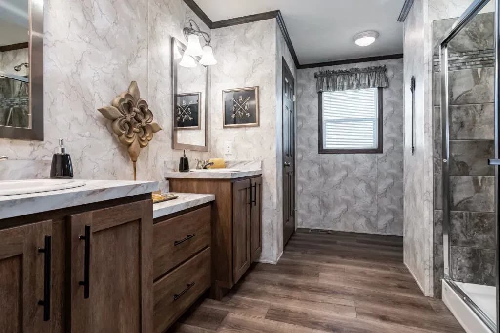 Astro elite ranch bathroom home features