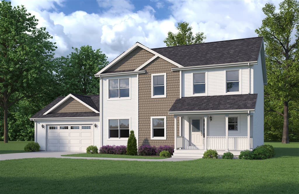 Ultra 2-story 6p2403-x hero, elevation, and exterior home features