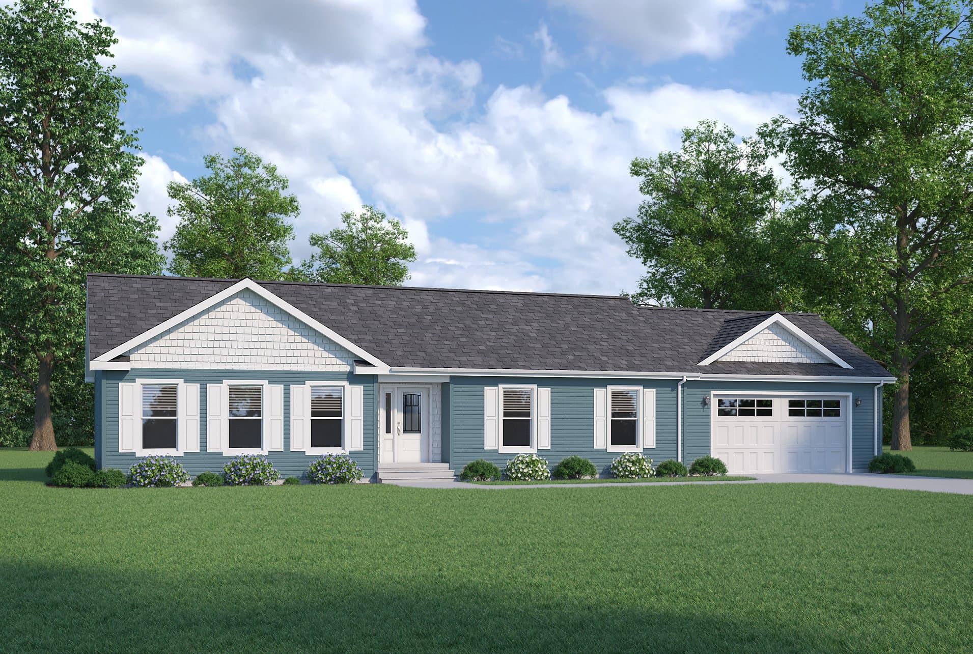 Belle ame 2-story 6p2702-r hero, elevation, and exterior home features