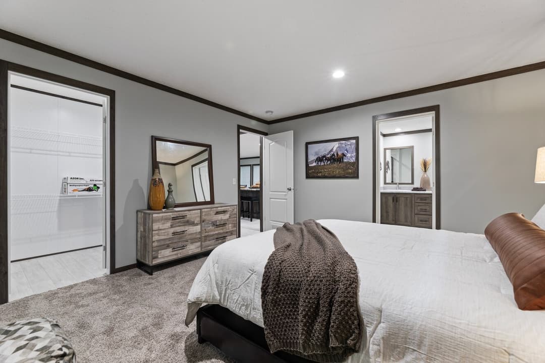 Elevation 32523d bedroom home features