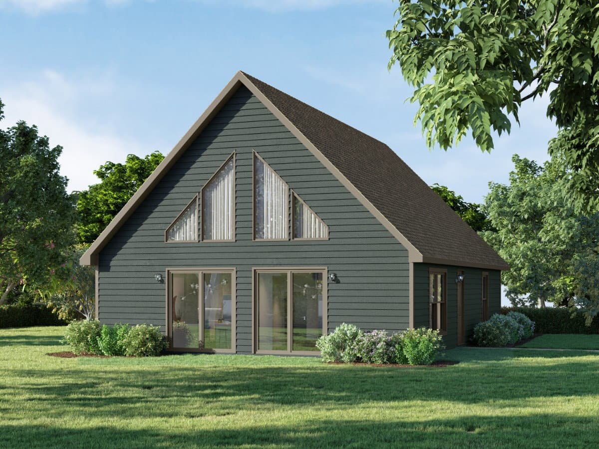 Pennwest classique cape 2pc2002-r hero, elevation, and exterior home features