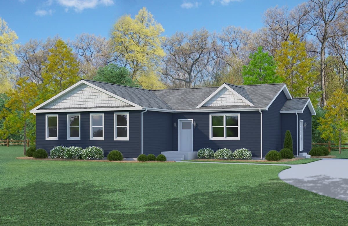 Le fantastique ranch 3p2602-r hero, elevation, and exterior home features