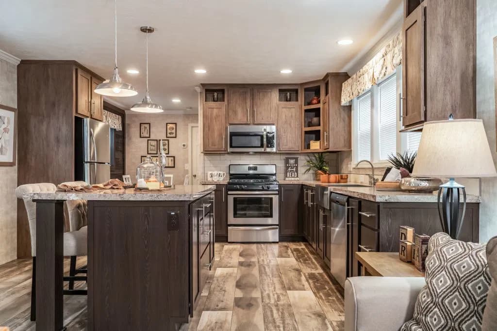 Astro elite singlewide kitchen home features