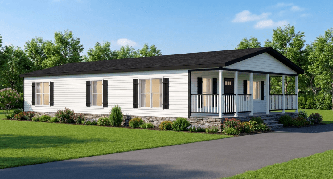 Outlook 28542f hero, elevation, and exterior home features