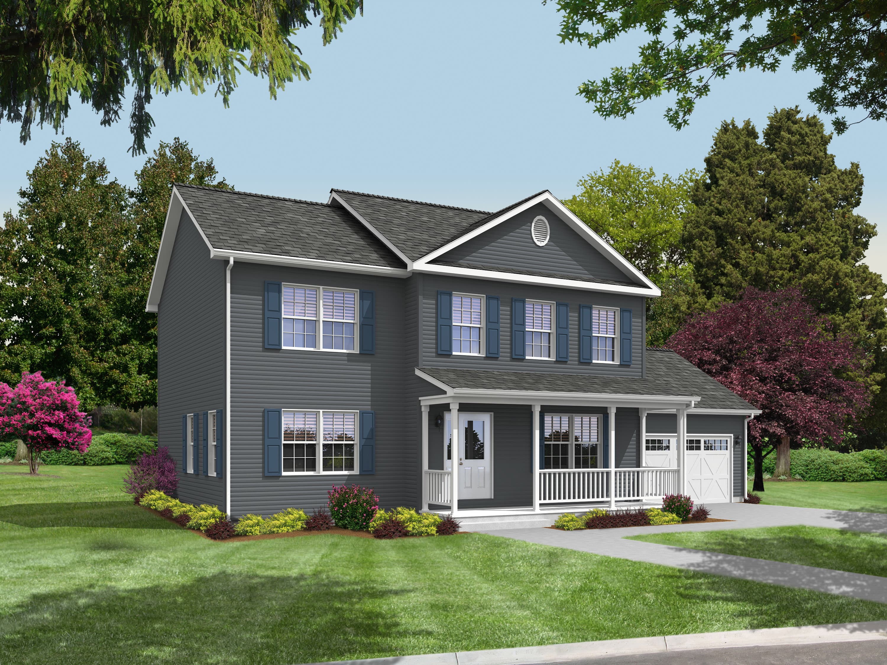 Pennwest classique 2-story 6p2008-x hero, elevation, and exterior home features