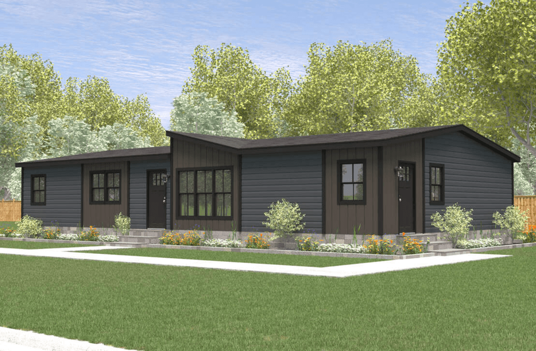 Axis hero, elevation, and exterior home features