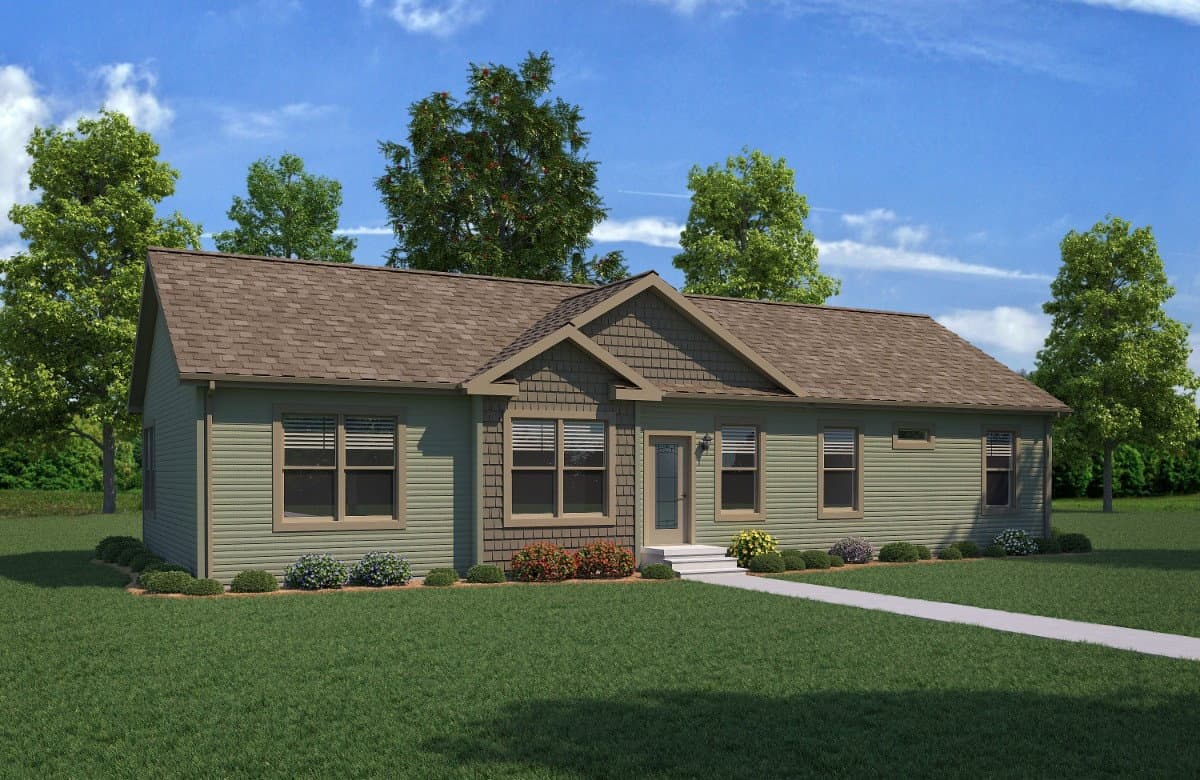 La bella casa ranch 2p2801-r elevation and exterior home features